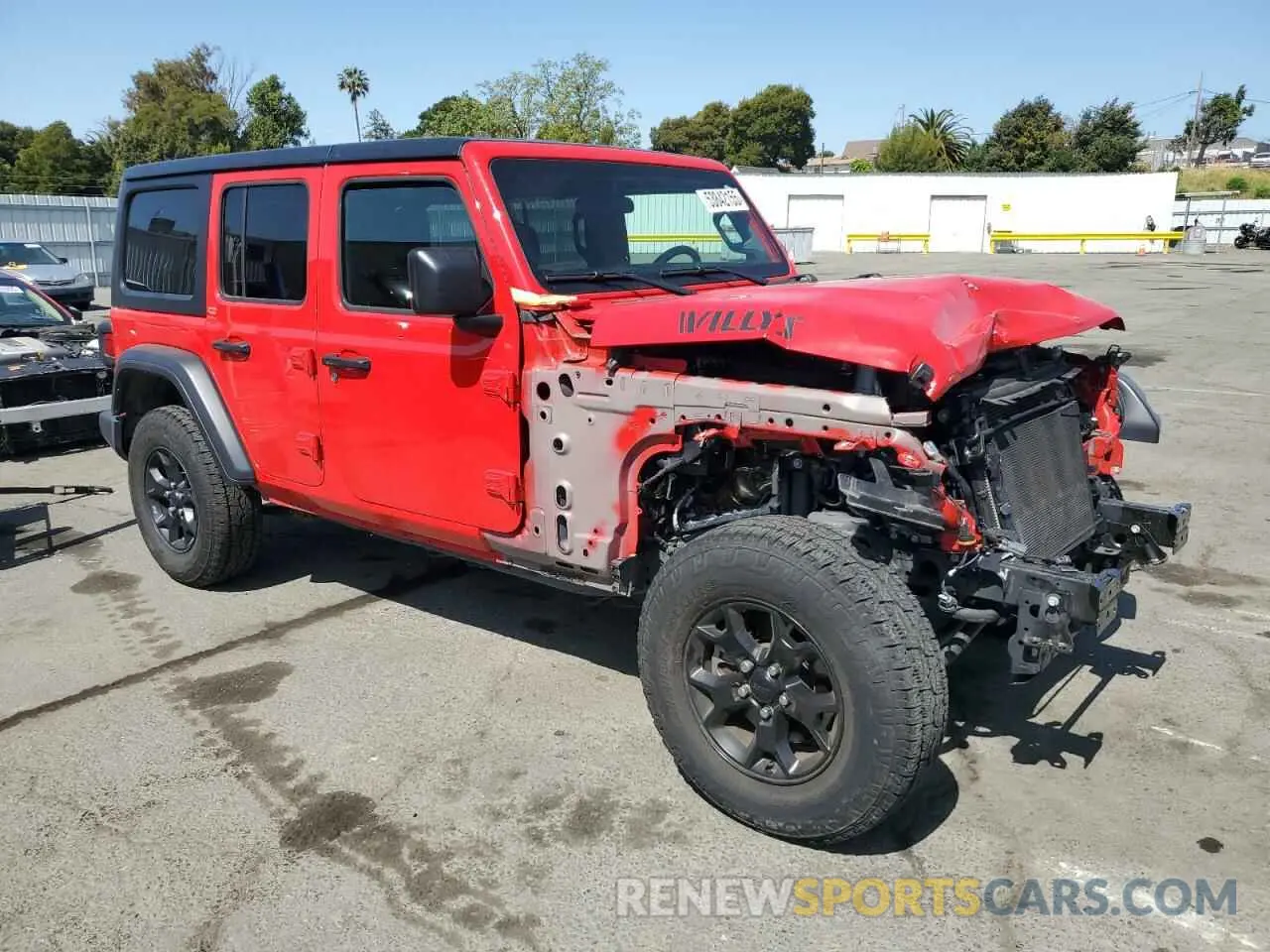 4 Photograph of a damaged car 1C4HJXDGXNW141744 JEEP WRANGLER 2022
