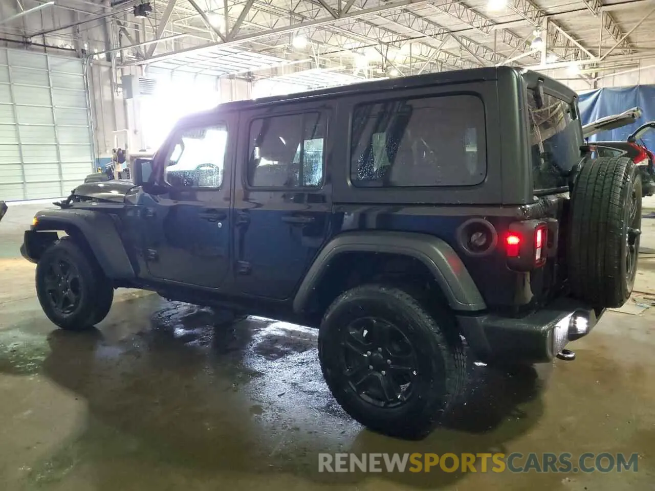 2 Photograph of a damaged car 1C4HJXDGXNW152081 JEEP WRANGLER 2022