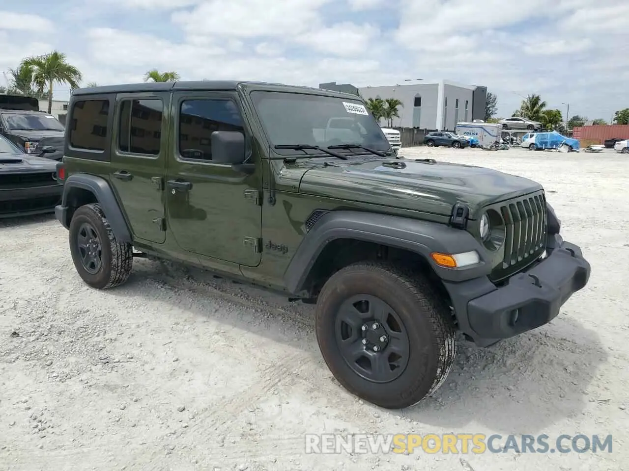 4 Photograph of a damaged car 1C4HJXDGXNW180320 JEEP WRANGLER 2022