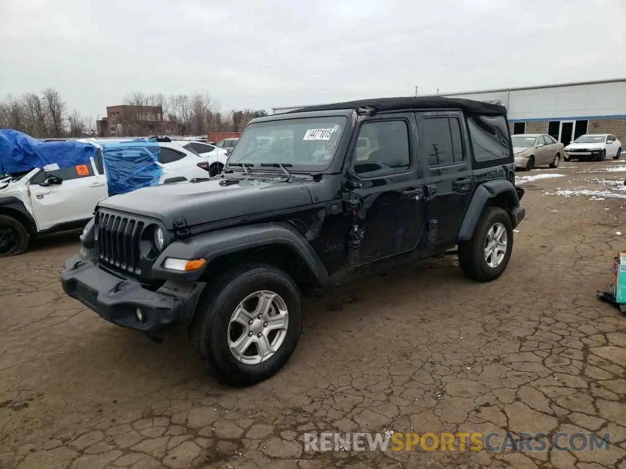 1 Photograph of a damaged car 1C4HJXDGXNW242038 JEEP WRANGLER 2022