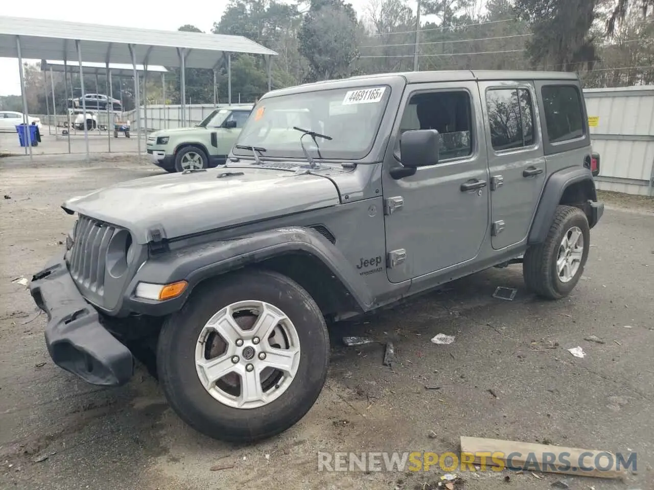 1 Photograph of a damaged car 1C4HJXDN2NW251007 JEEP WRANGLER 2022