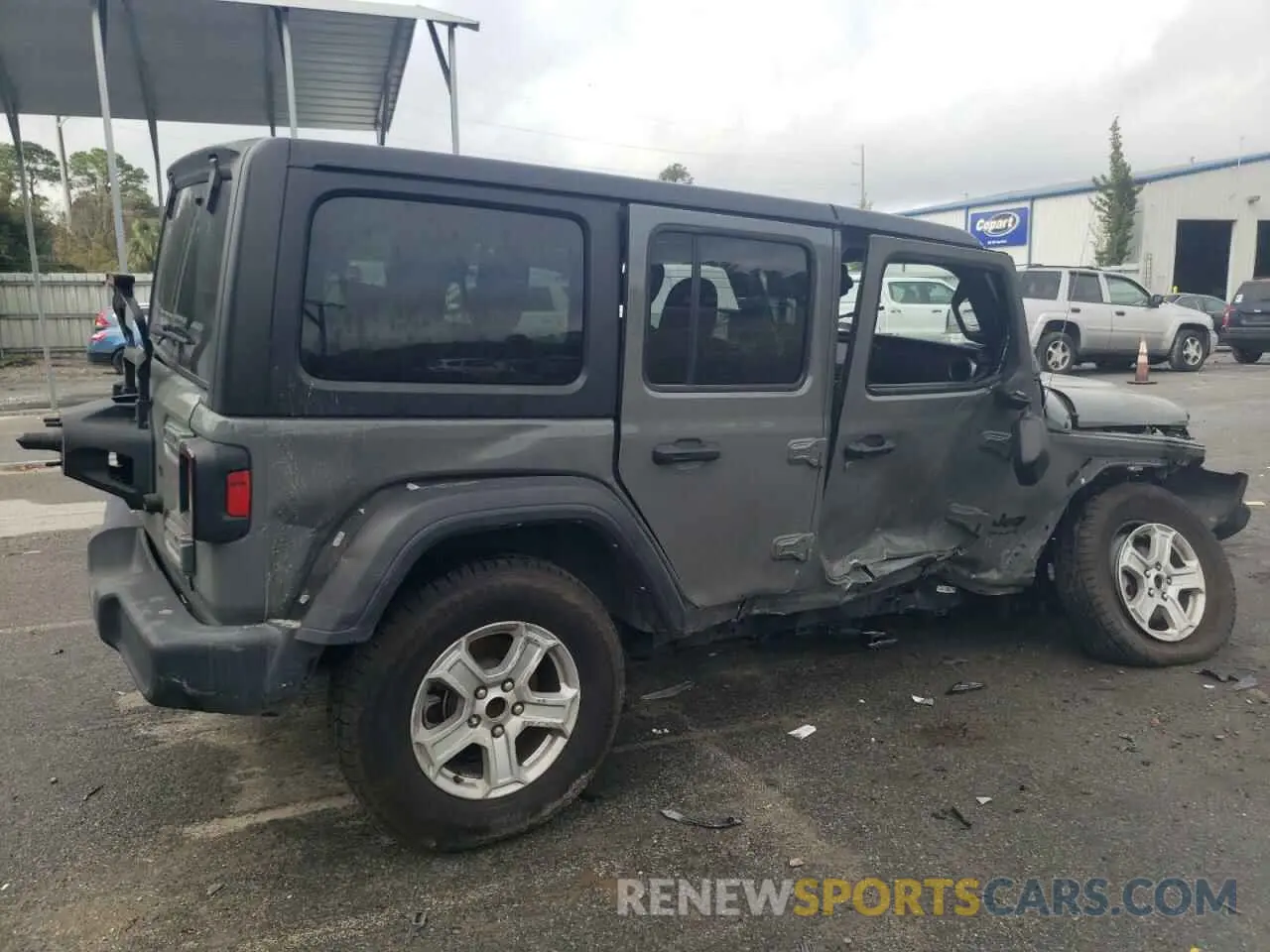 3 Photograph of a damaged car 1C4HJXDN2NW251007 JEEP WRANGLER 2022