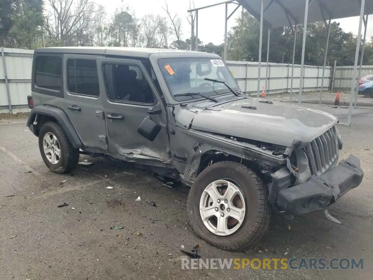 4 Photograph of a damaged car 1C4HJXDN2NW251007 JEEP WRANGLER 2022