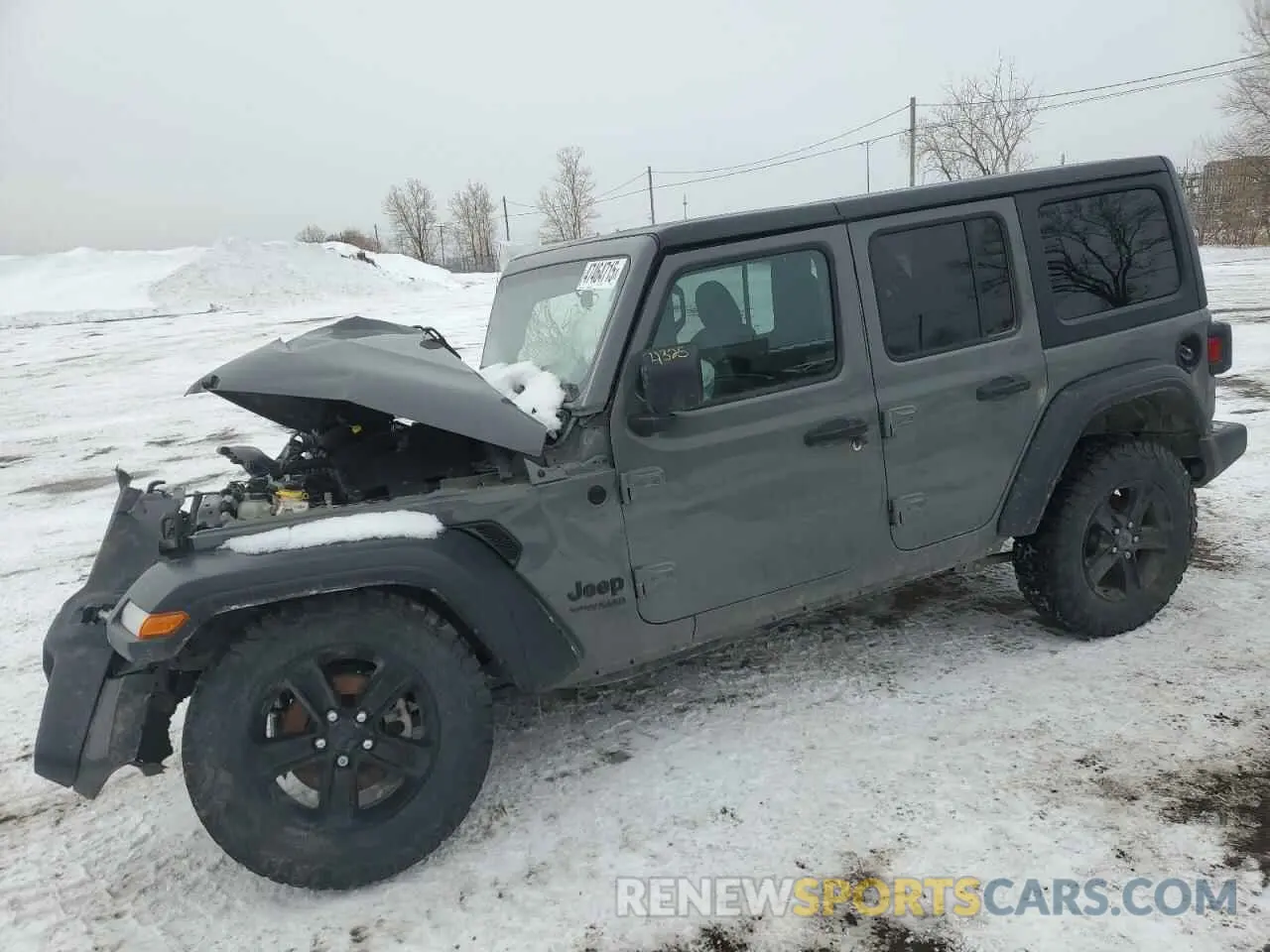 1 Photograph of a damaged car 1C4HJXDN2NW279504 JEEP WRANGLER 2022