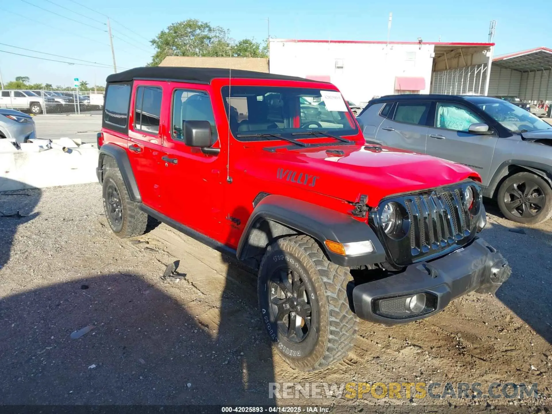 1 Photograph of a damaged car 1C4HJXDN3NW129708 JEEP WRANGLER 2022