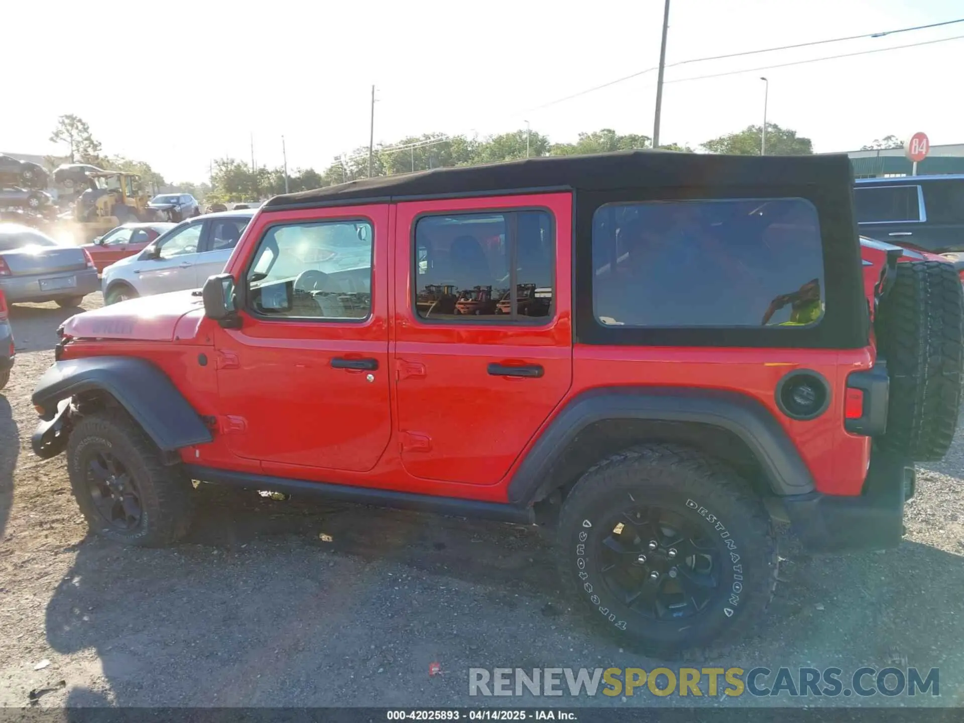 14 Photograph of a damaged car 1C4HJXDN3NW129708 JEEP WRANGLER 2022