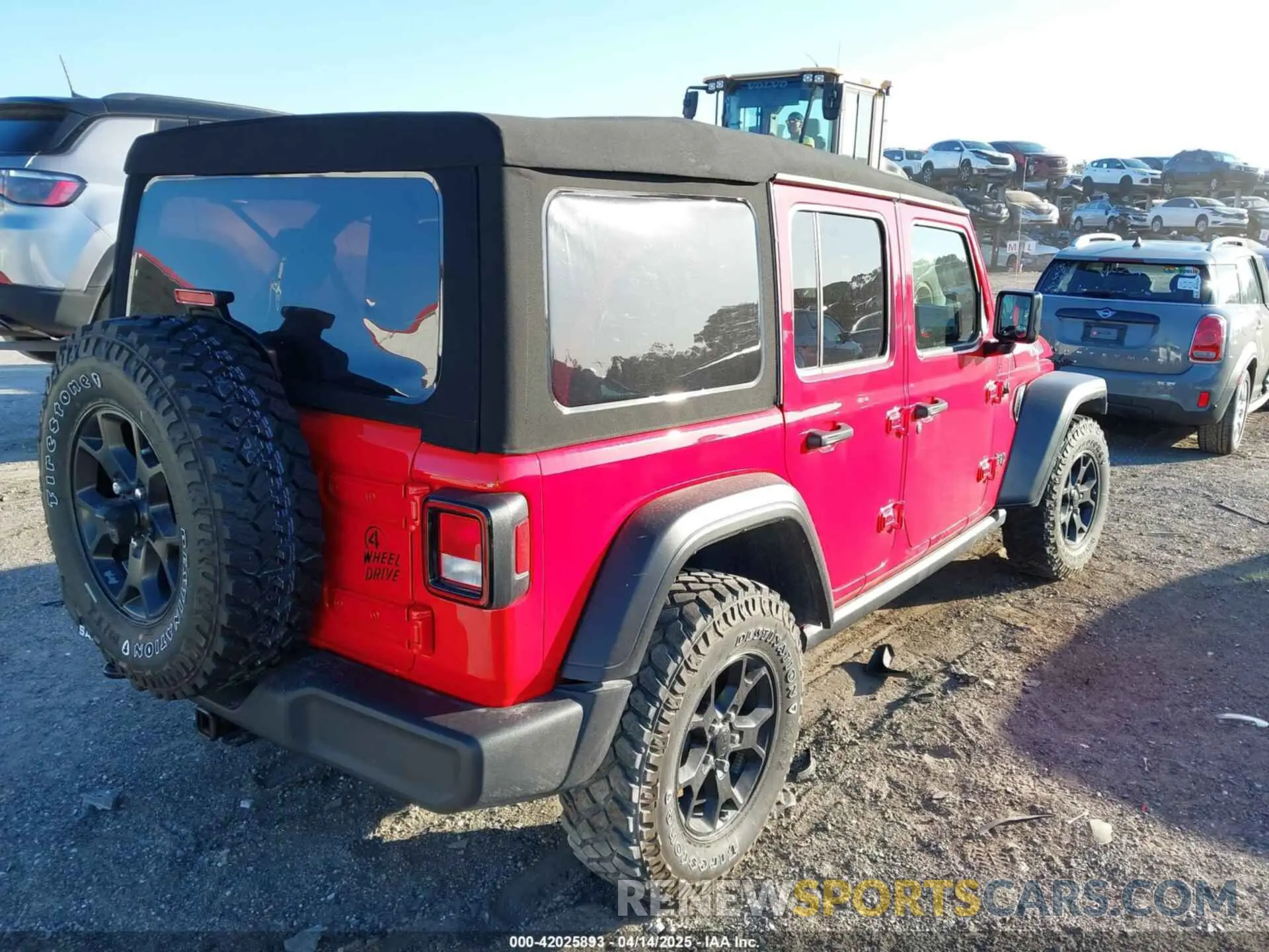 4 Photograph of a damaged car 1C4HJXDN3NW129708 JEEP WRANGLER 2022