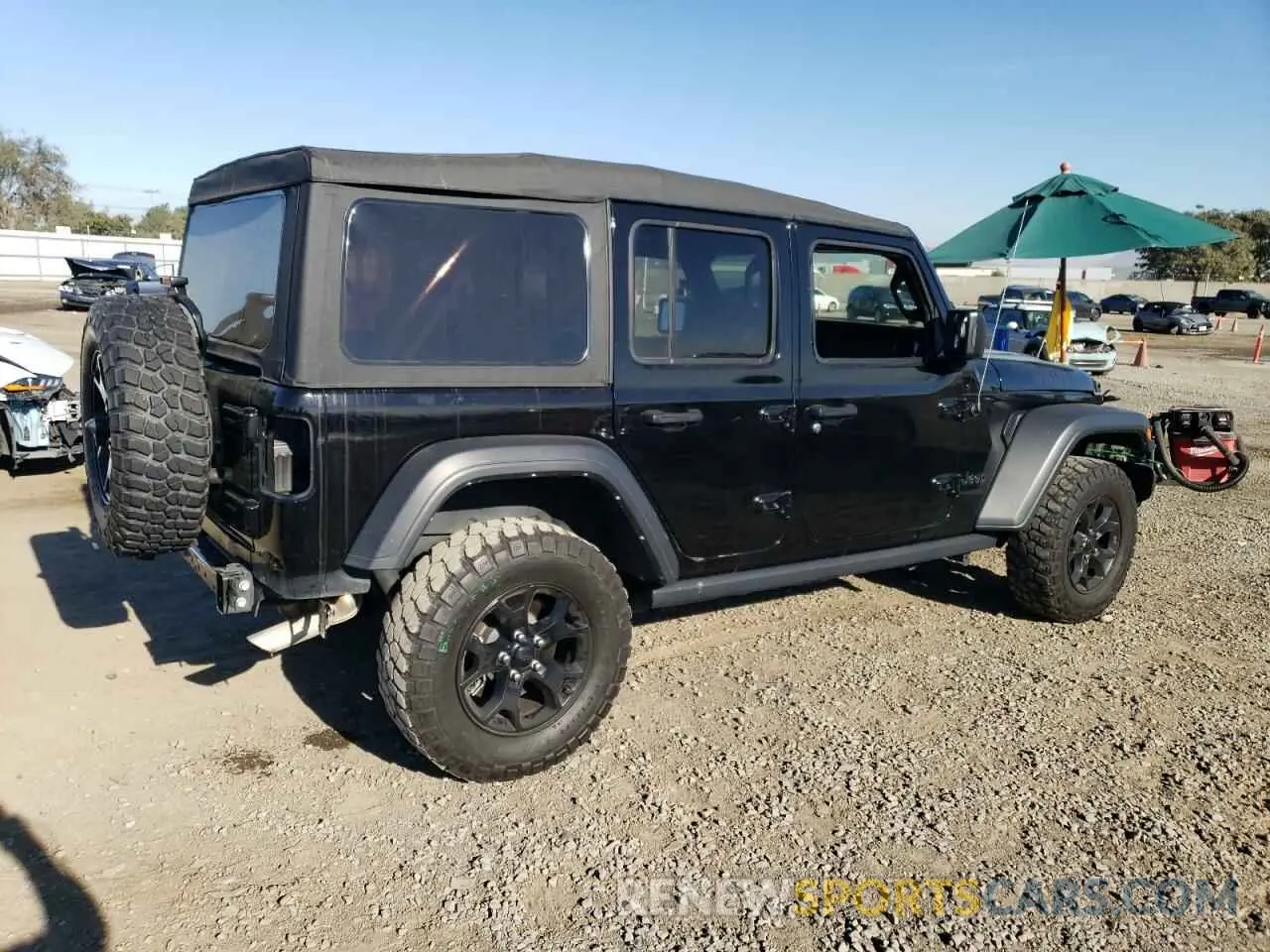 3 Photograph of a damaged car 1C4HJXDN5NW195192 JEEP WRANGLER 2022