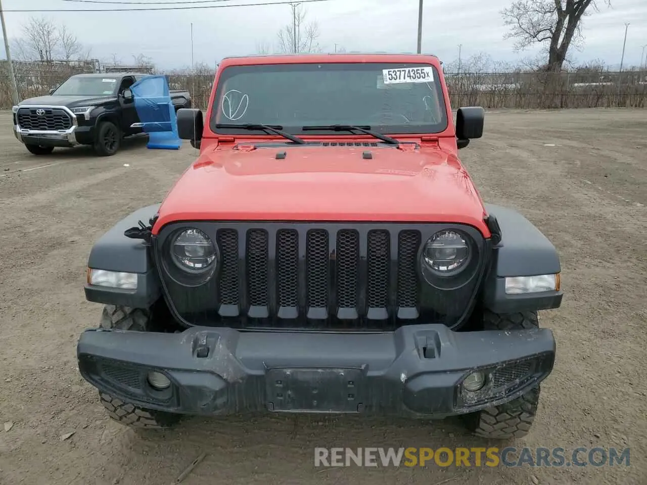 5 Photograph of a damaged car 1C4HJXDN7NW217581 JEEP WRANGLER 2022