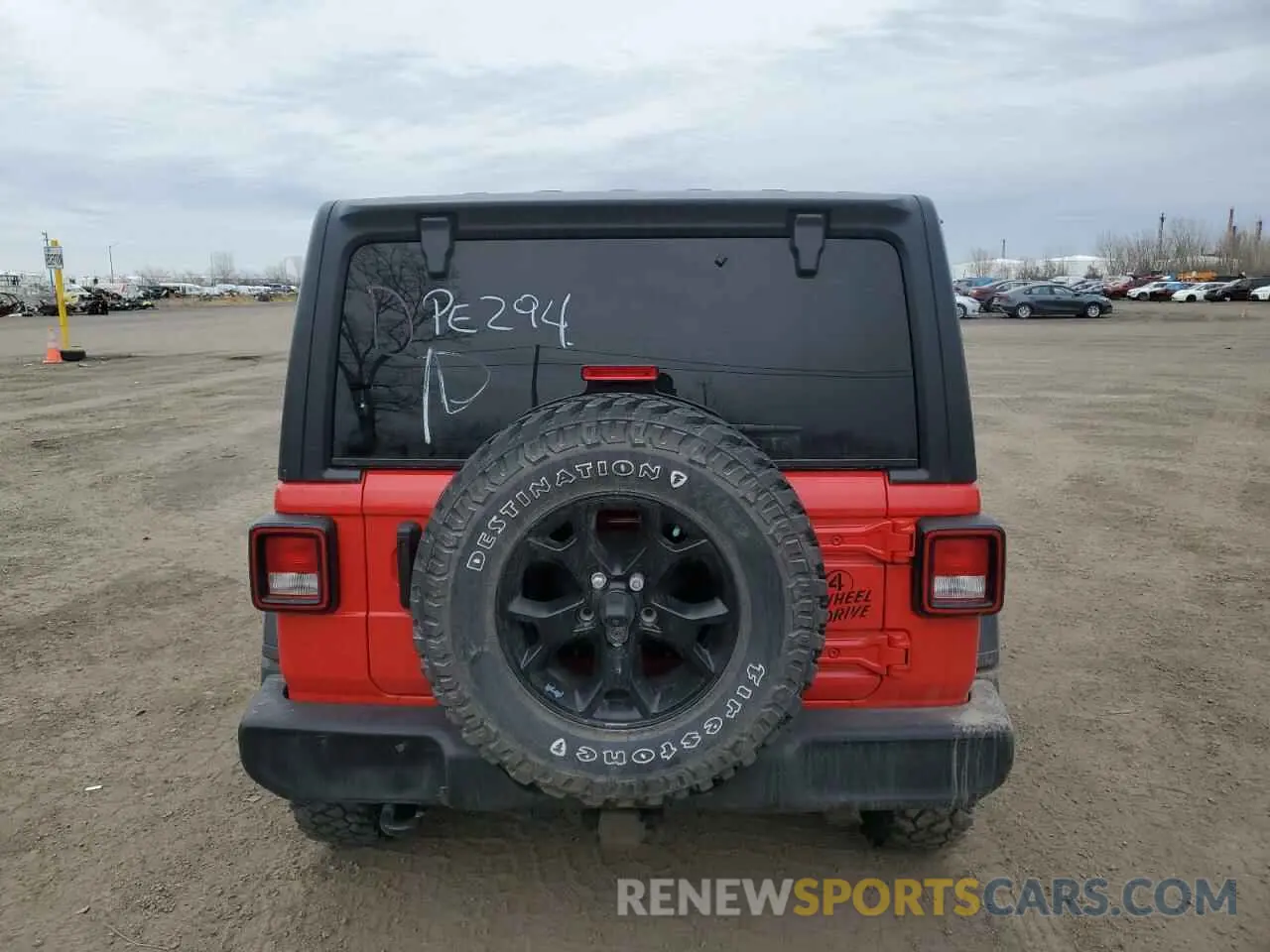 6 Photograph of a damaged car 1C4HJXDN7NW217581 JEEP WRANGLER 2022