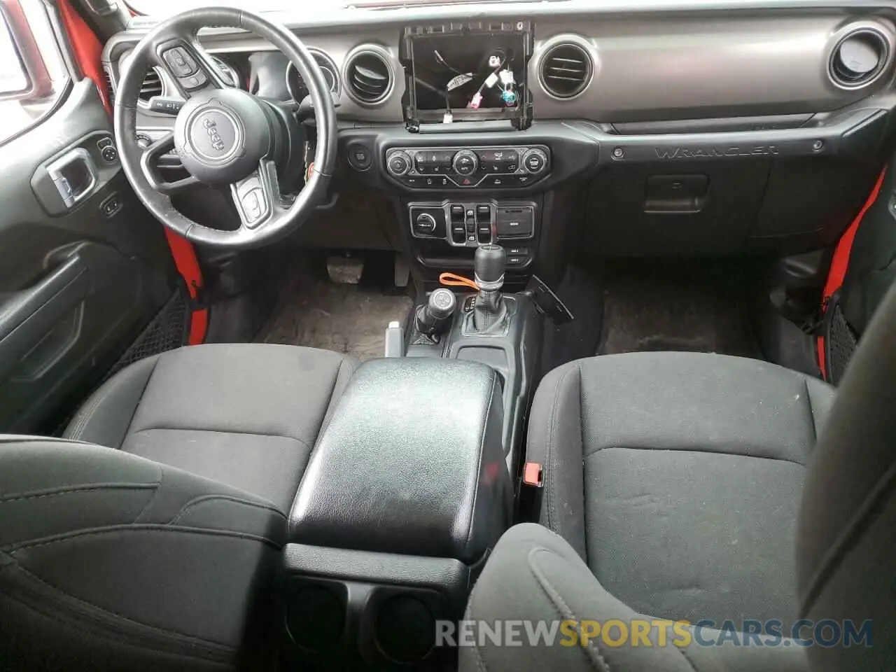 8 Photograph of a damaged car 1C4HJXDN7NW217581 JEEP WRANGLER 2022