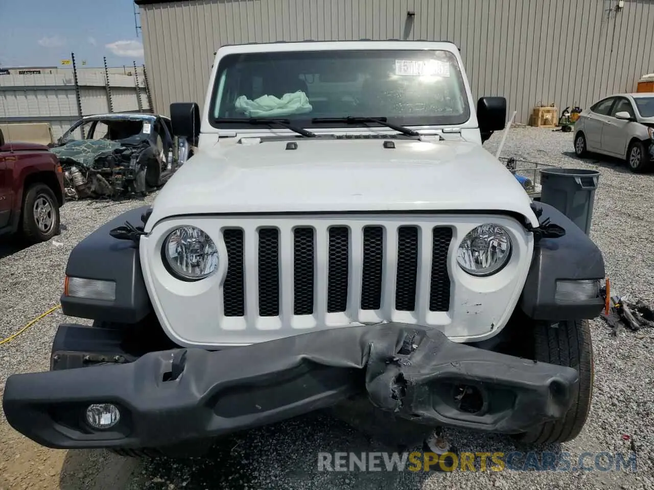 5 Photograph of a damaged car 1C4HJXDN8NW160663 JEEP WRANGLER 2022