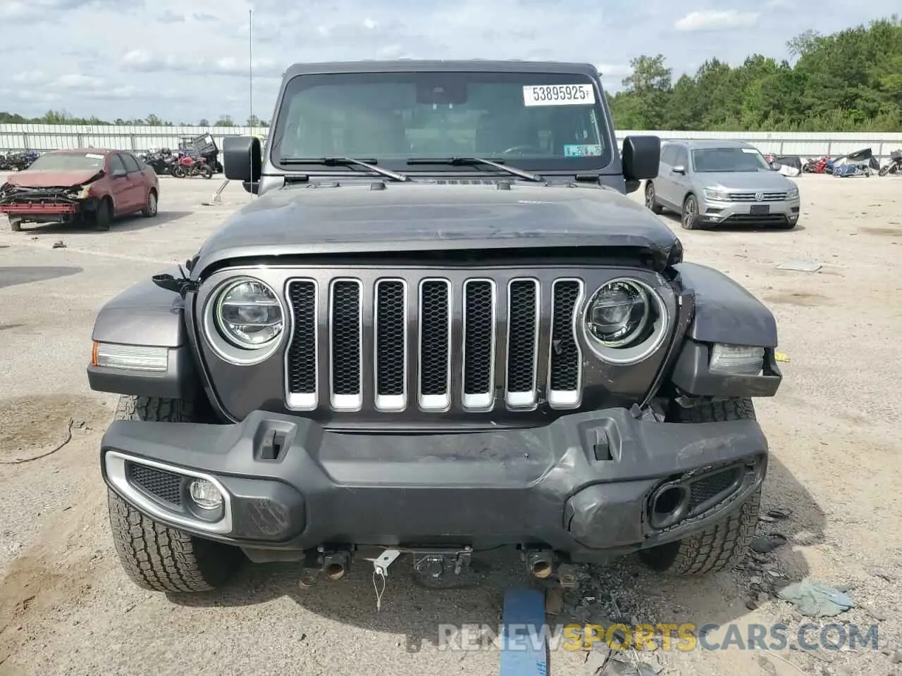 5 Photograph of a damaged car 1C4HJXEG1NW156485 JEEP WRANGLER 2022