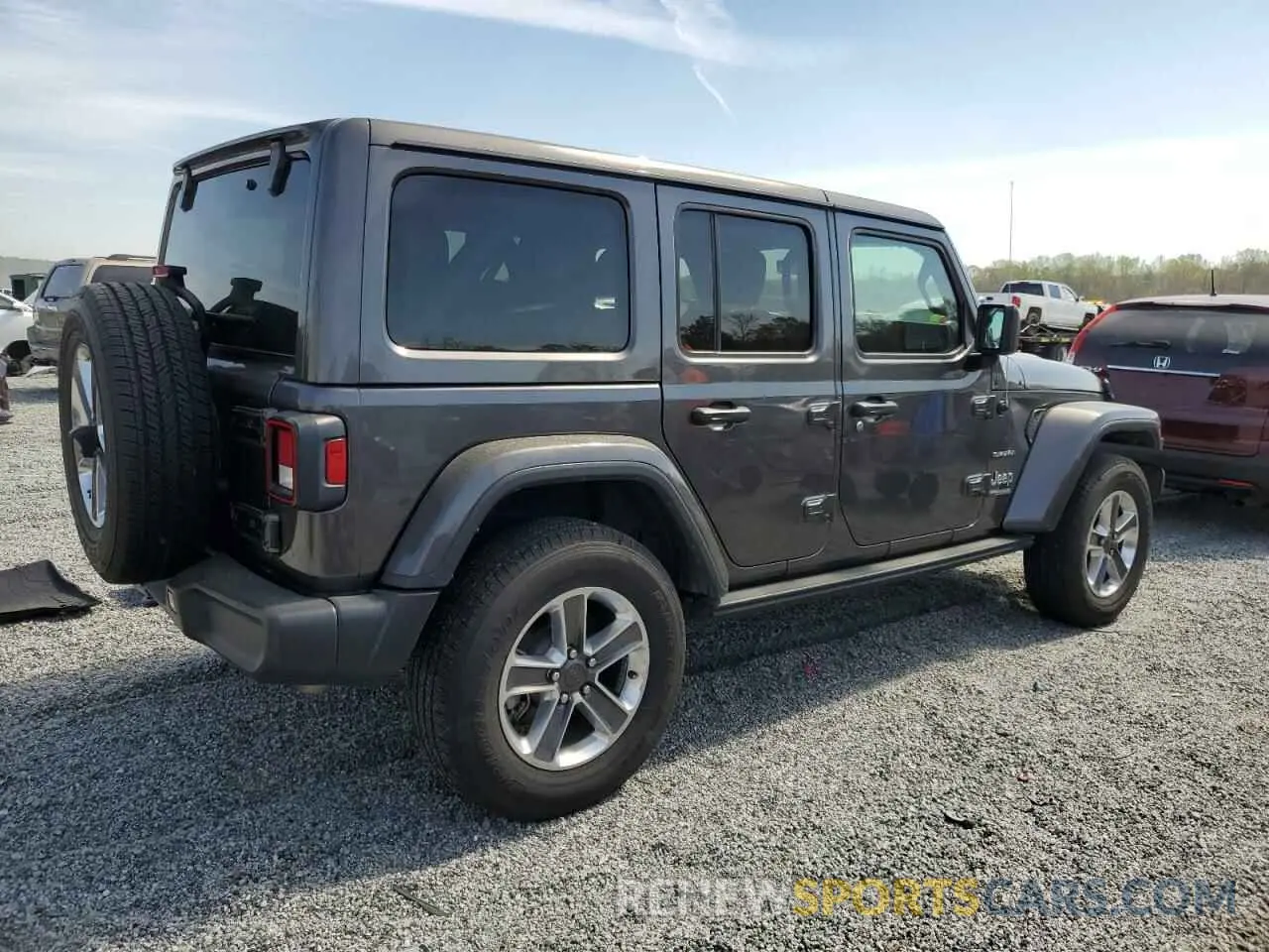 3 Photograph of a damaged car 1C4HJXEG2NW190144 JEEP WRANGLER 2022
