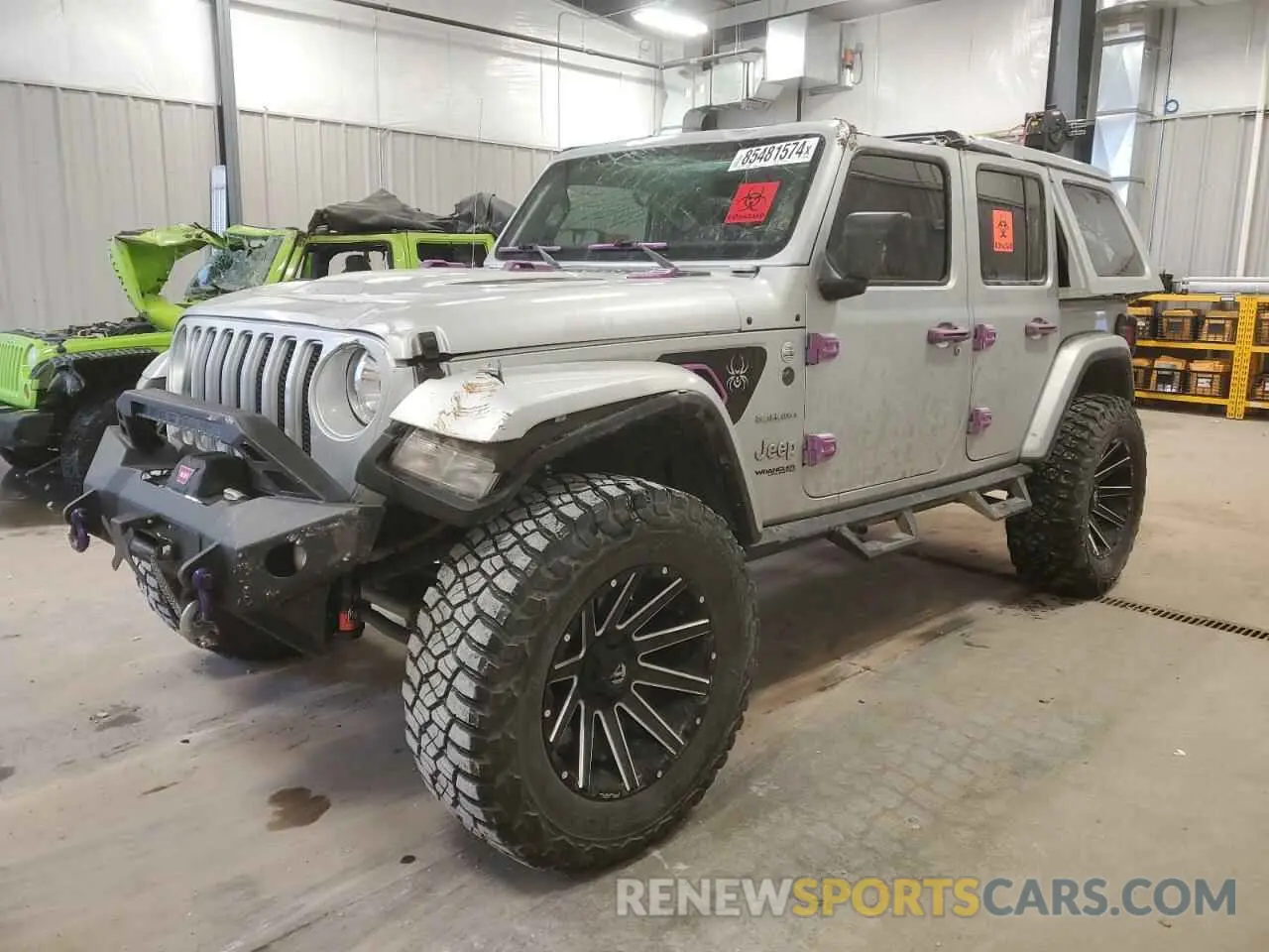 1 Photograph of a damaged car 1C4HJXEG4NW164726 JEEP WRANGLER 2022