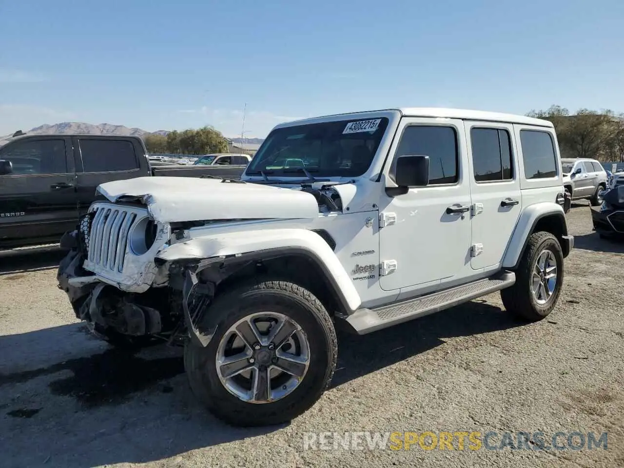 1 Photograph of a damaged car 1C4HJXEG8NW269348 JEEP WRANGLER 2022