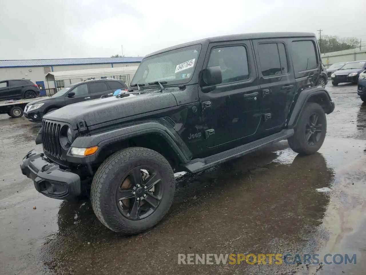 1 Photograph of a damaged car 1C4HJXEGXNW211886 JEEP WRANGLER 2022