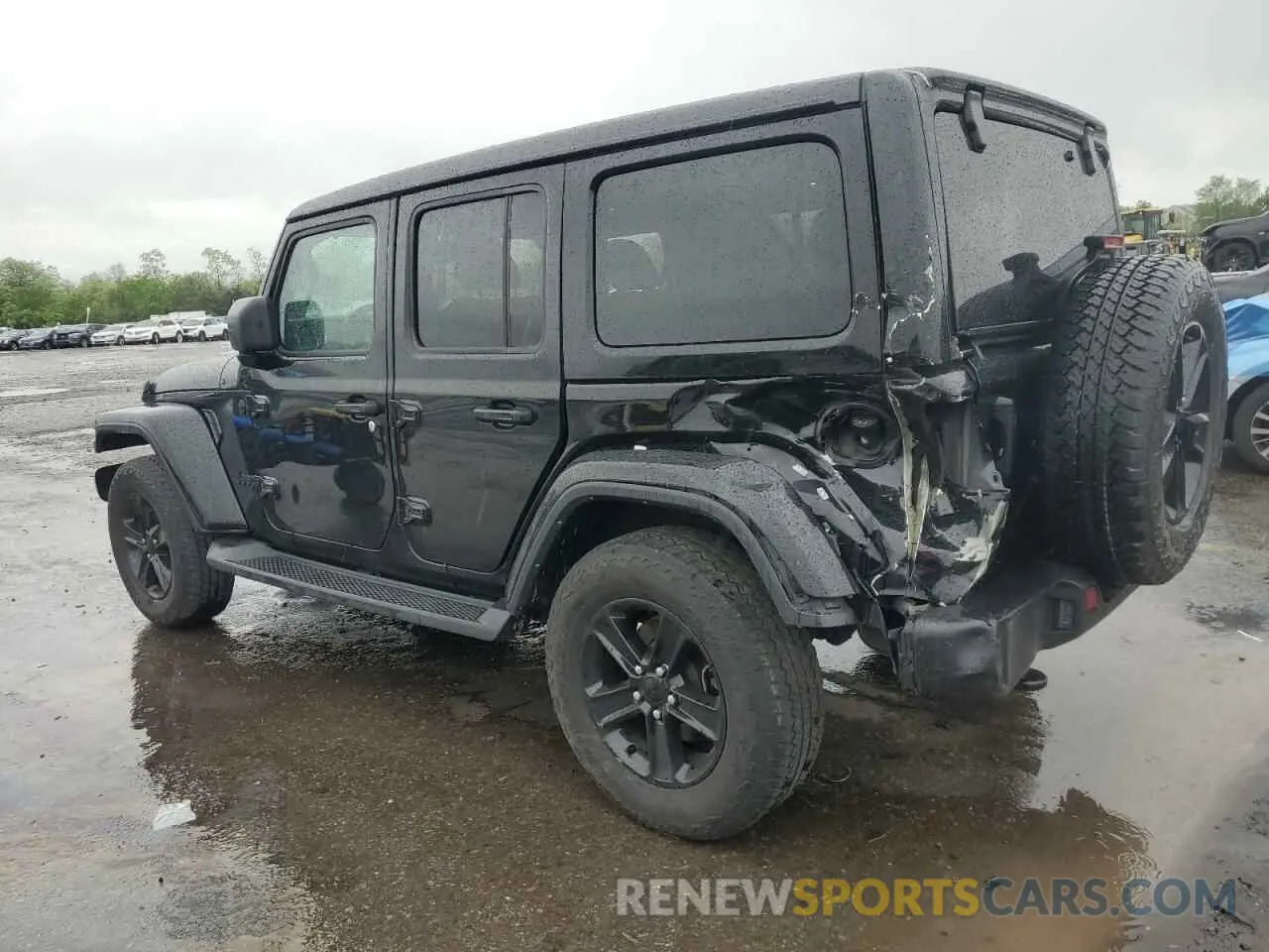 2 Photograph of a damaged car 1C4HJXEGXNW211886 JEEP WRANGLER 2022