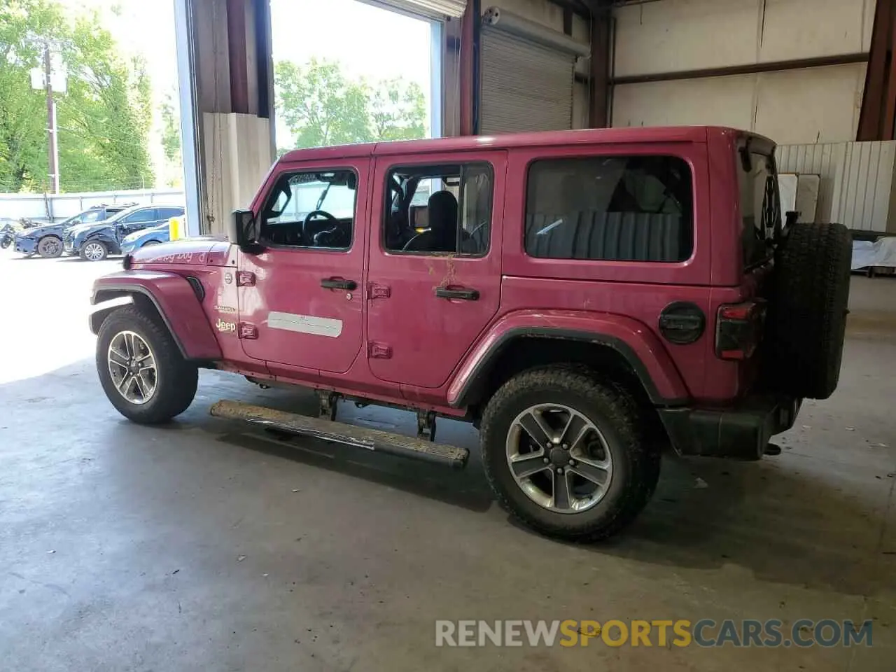 2 Photograph of a damaged car 1C4HJXEN0NW106045 JEEP WRANGLER 2022