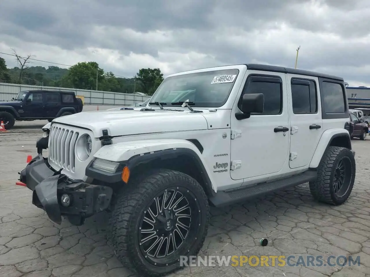 1 Photograph of a damaged car 1C4HJXEN0NW262439 JEEP WRANGLER 2022