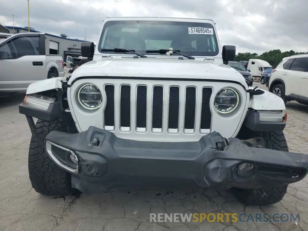 5 Photograph of a damaged car 1C4HJXEN0NW262439 JEEP WRANGLER 2022