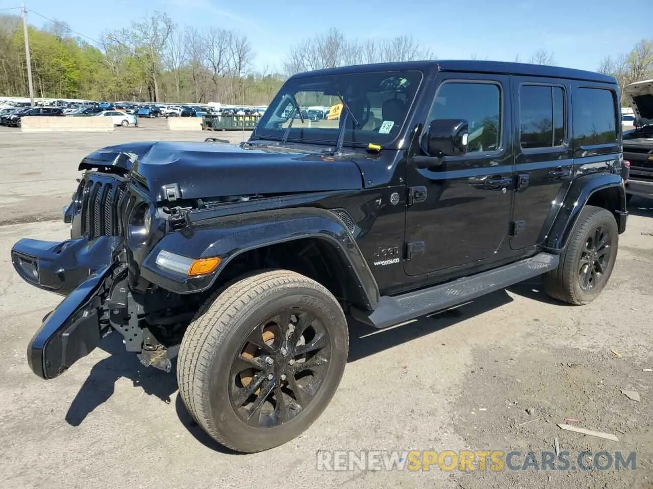 1 Photograph of a damaged car 1C4HJXEN2NW173682 JEEP WRANGLER 2022
