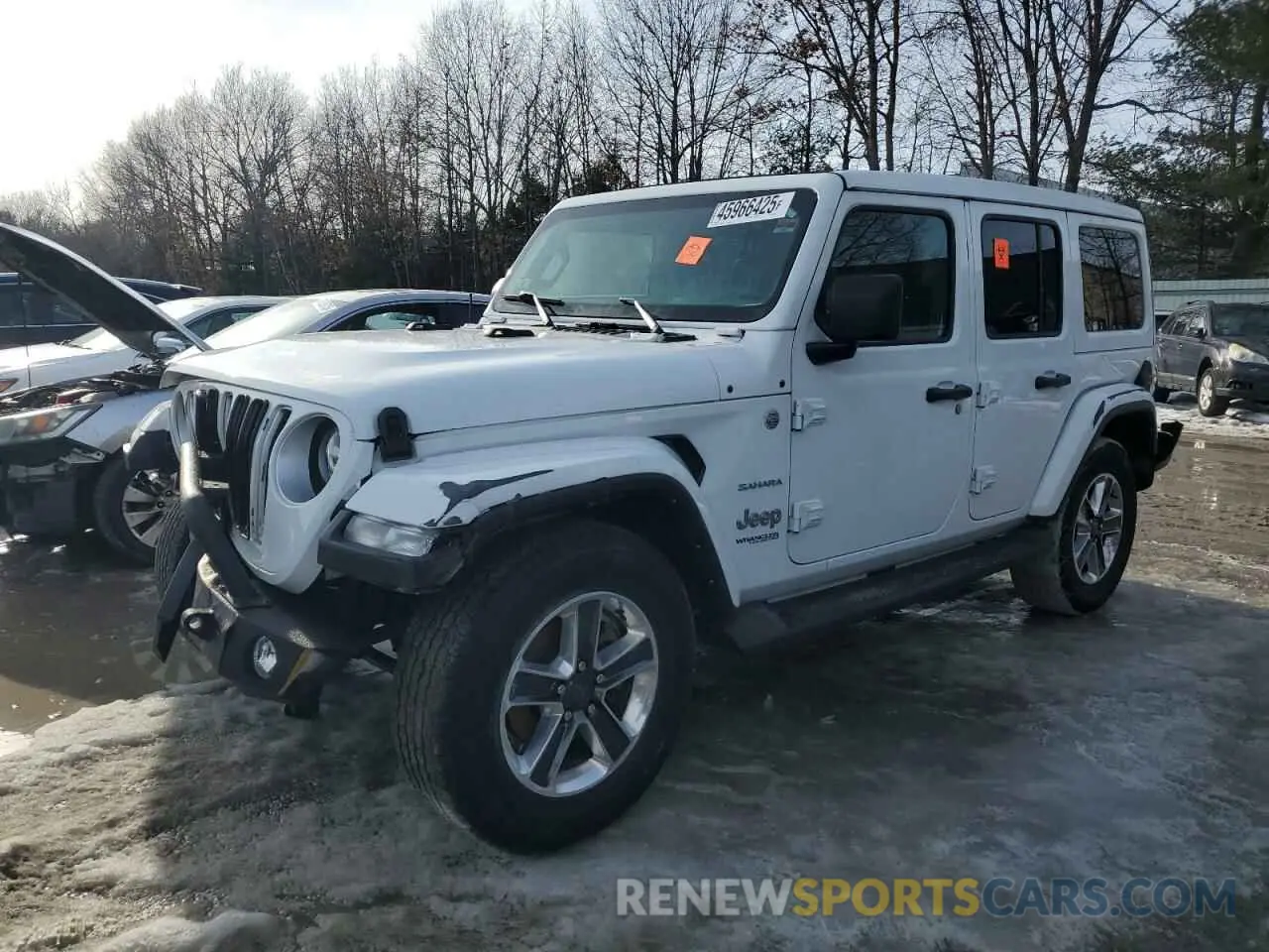 1 Photograph of a damaged car 1C4HJXEN4NW254182 JEEP WRANGLER 2022