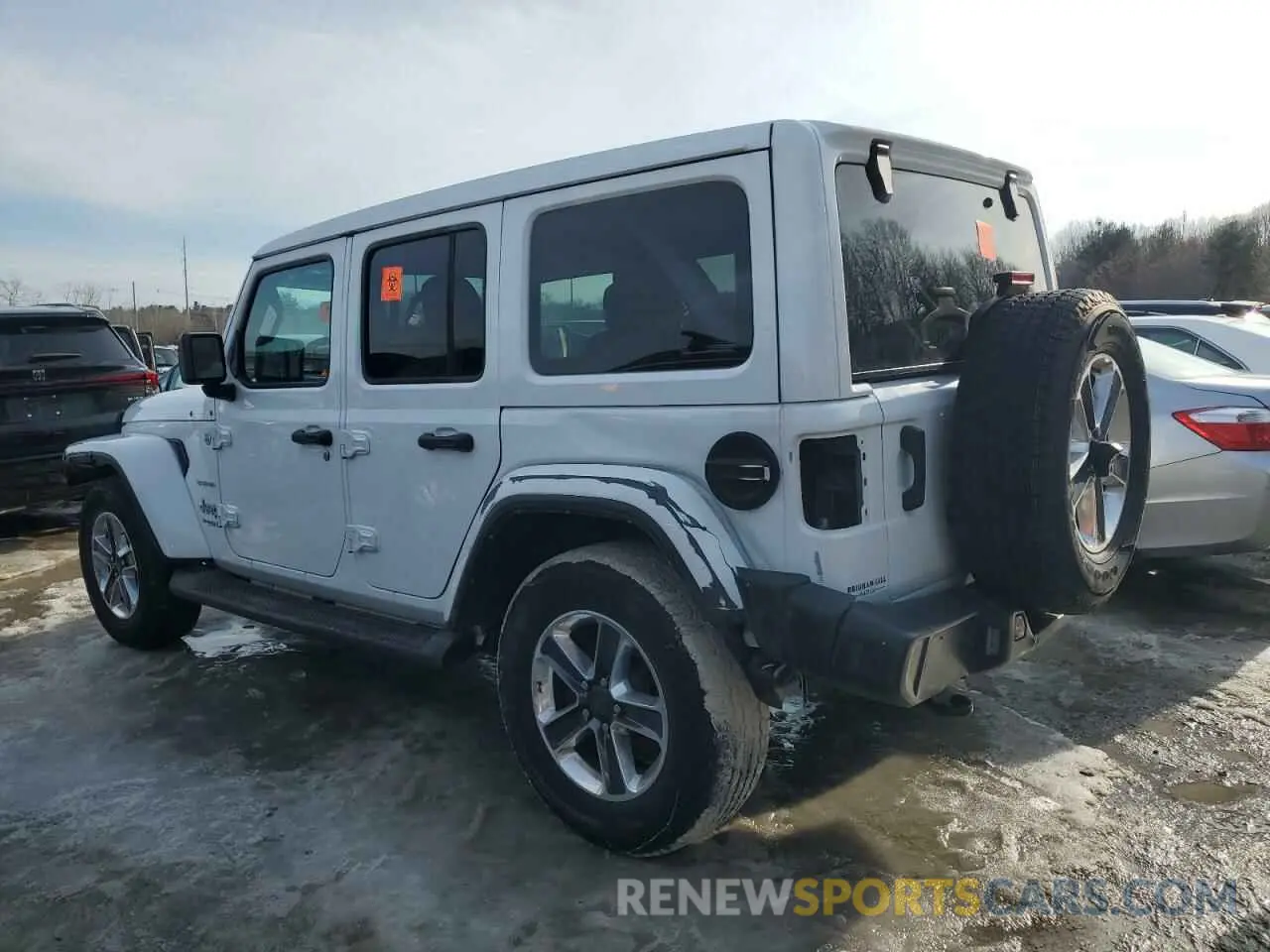 2 Photograph of a damaged car 1C4HJXEN4NW254182 JEEP WRANGLER 2022