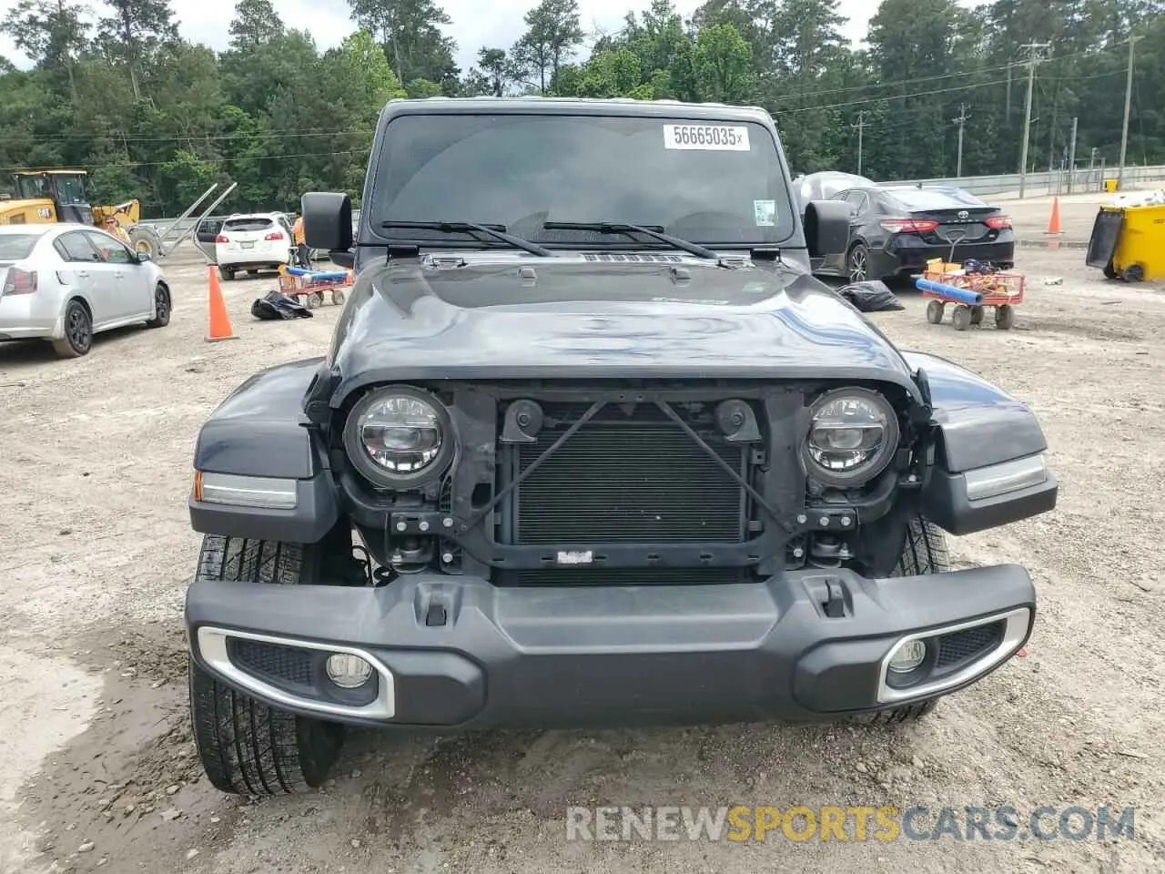 5 Photograph of a damaged car 1C4HJXEN8NW249650 JEEP WRANGLER 2022