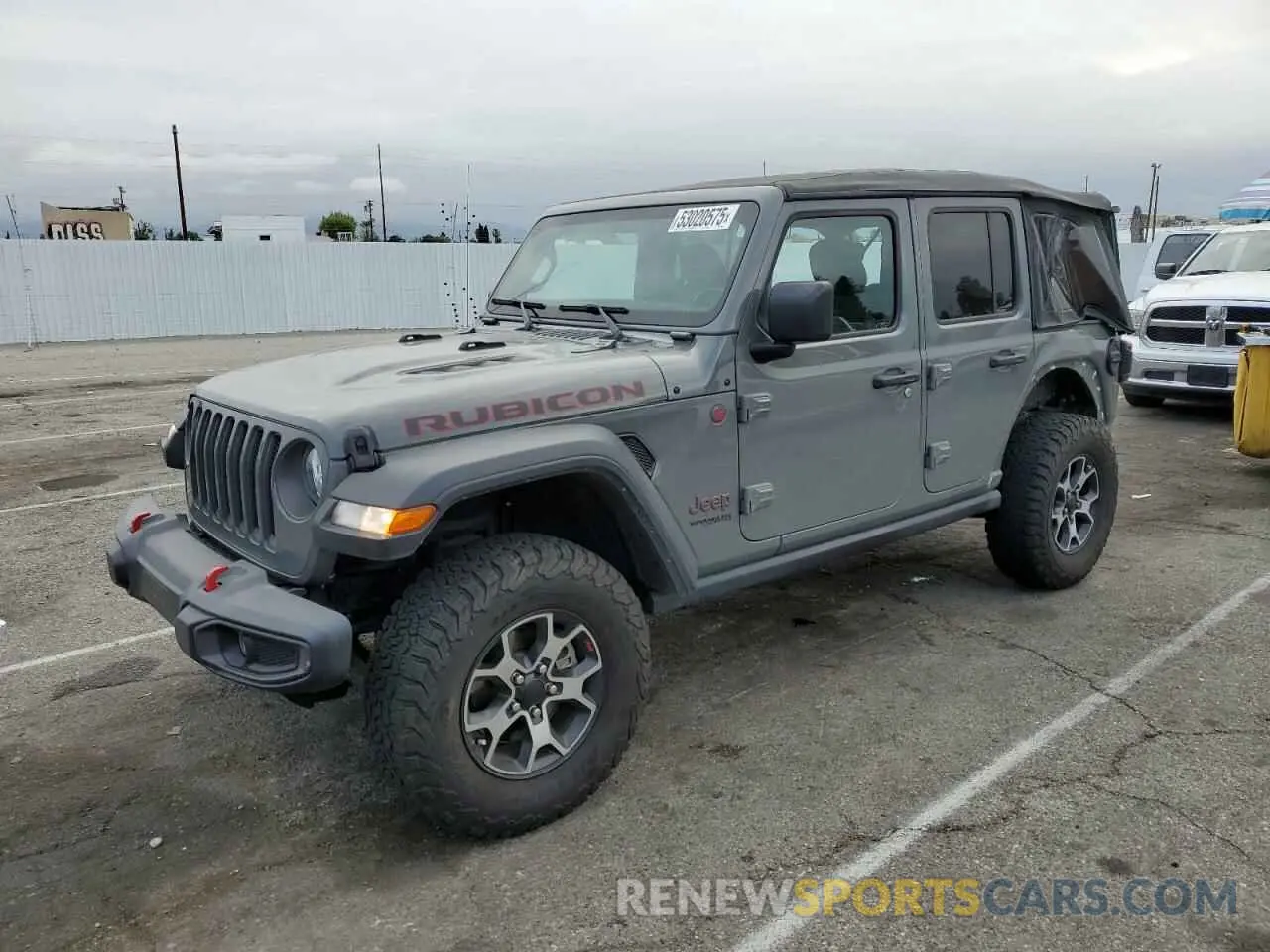 1 Photograph of a damaged car 1C4HJXFGXNW158038 JEEP WRANGLER 2022
