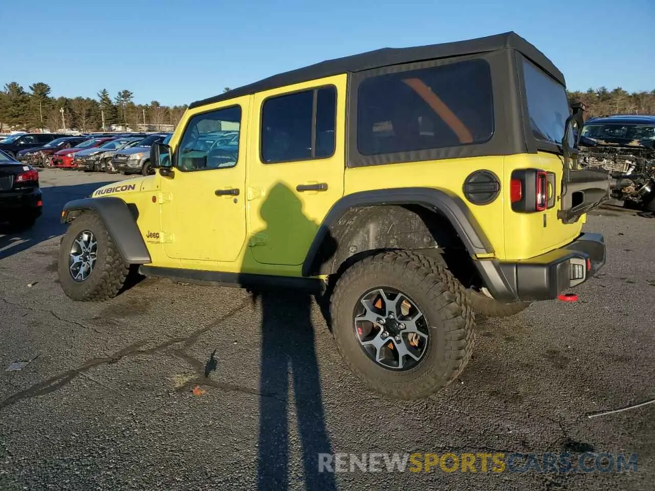 2 Photograph of a damaged car 1C4HJXFN4NW244038 JEEP WRANGLER 2022