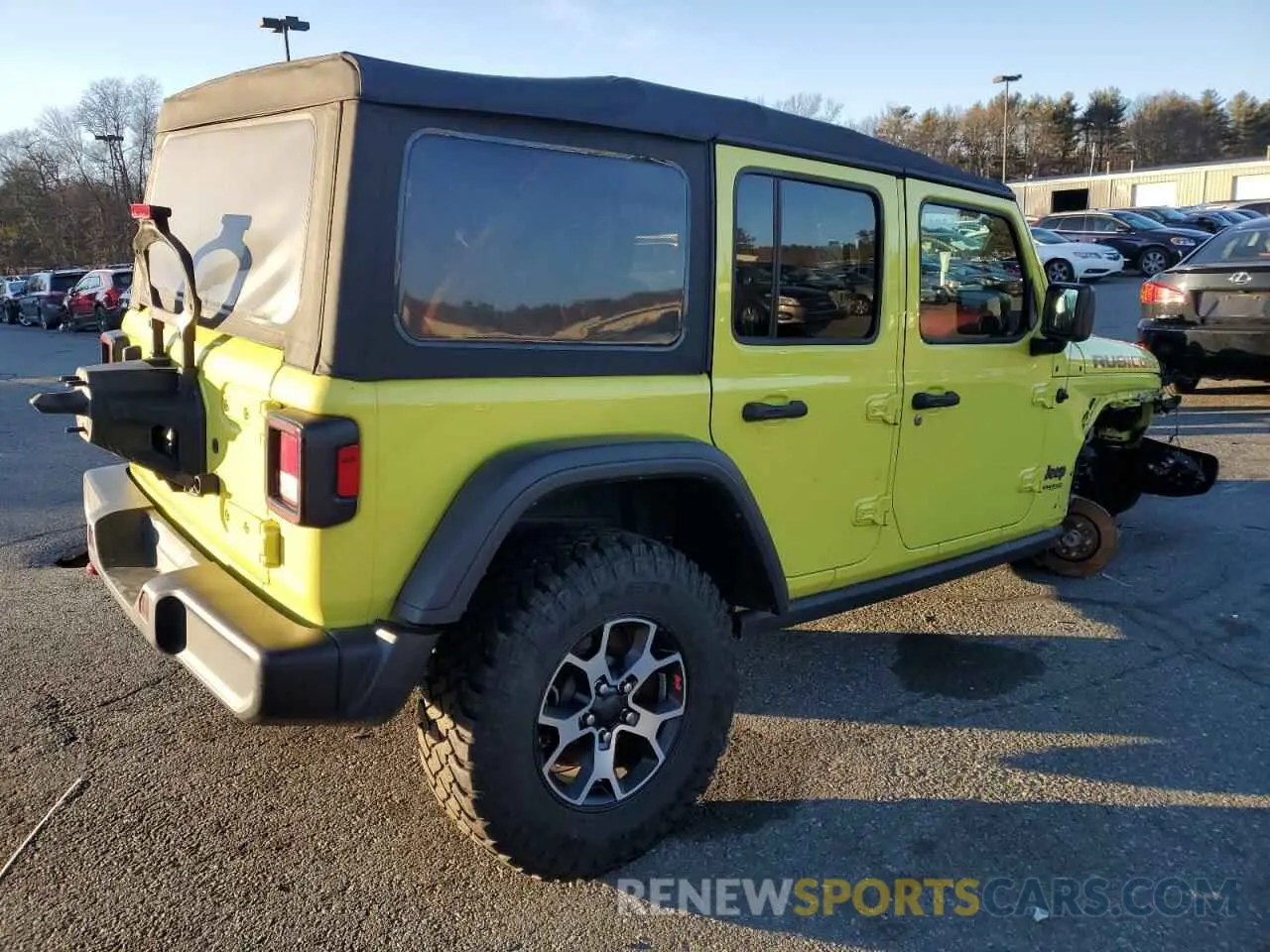 3 Photograph of a damaged car 1C4HJXFN4NW244038 JEEP WRANGLER 2022