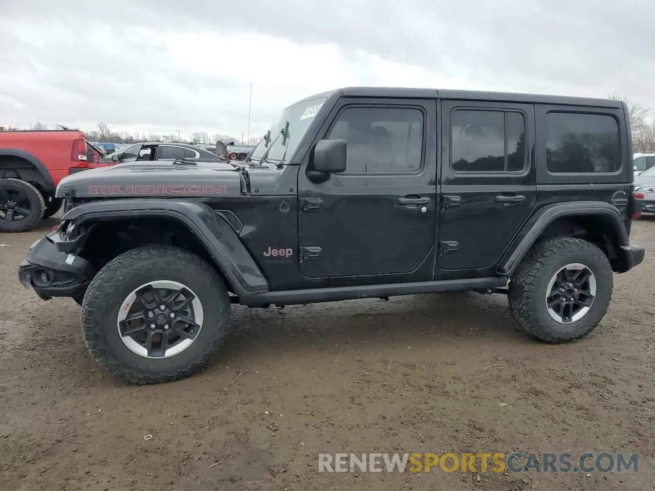 1 Photograph of a damaged car 1C4HJXFN5NW104287 JEEP WRANGLER 2022