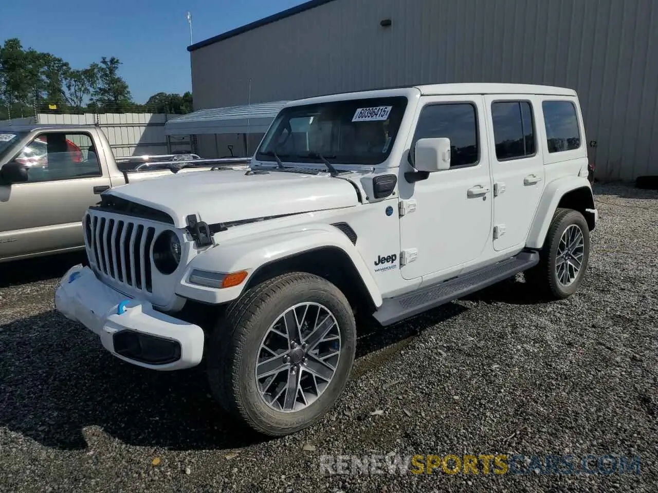 1 Photograph of a damaged car 1C4JJXP60NW172103 JEEP WRANGLER 2022