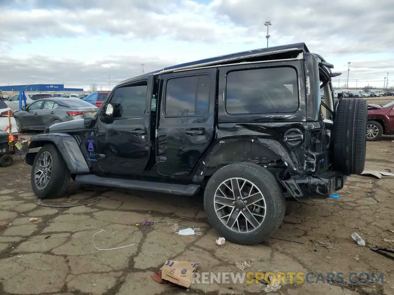 2 Photograph of a damaged car 1C4JJXP60NW214074 JEEP WRANGLER 2022