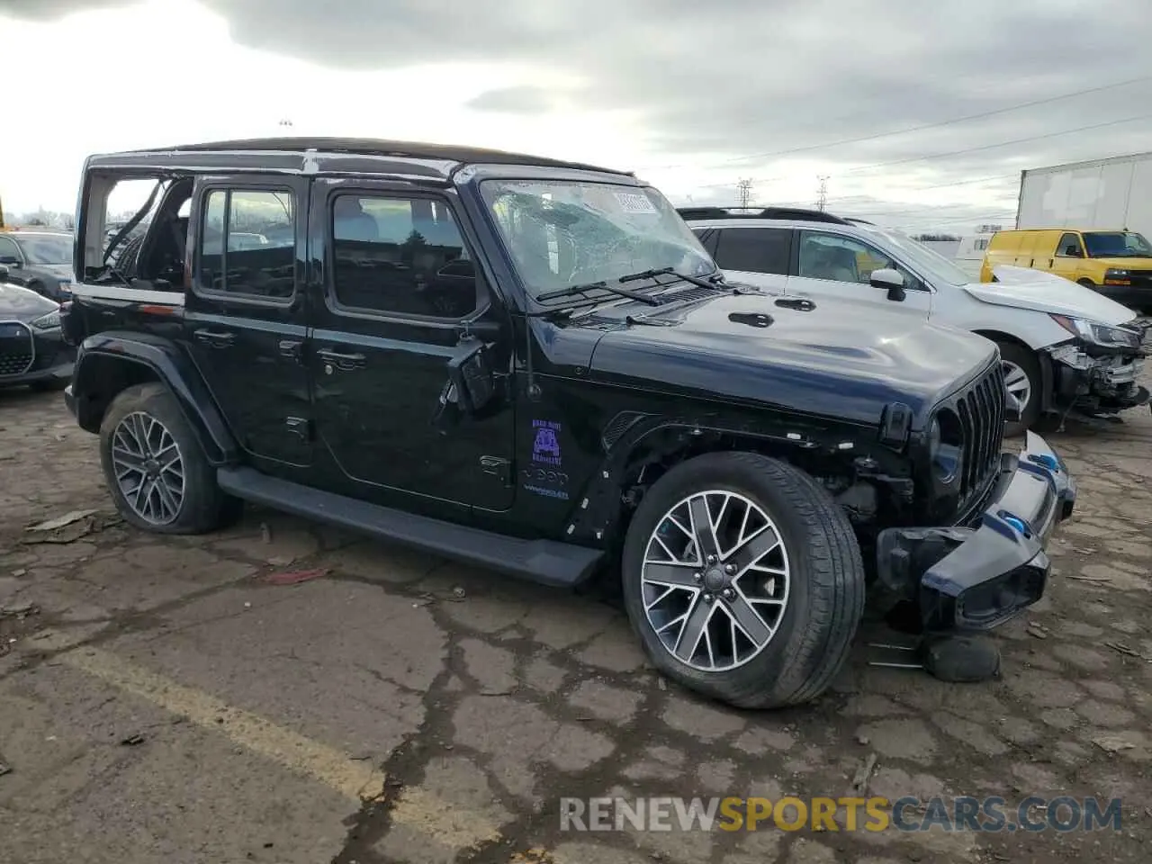 4 Photograph of a damaged car 1C4JJXP60NW214074 JEEP WRANGLER 2022