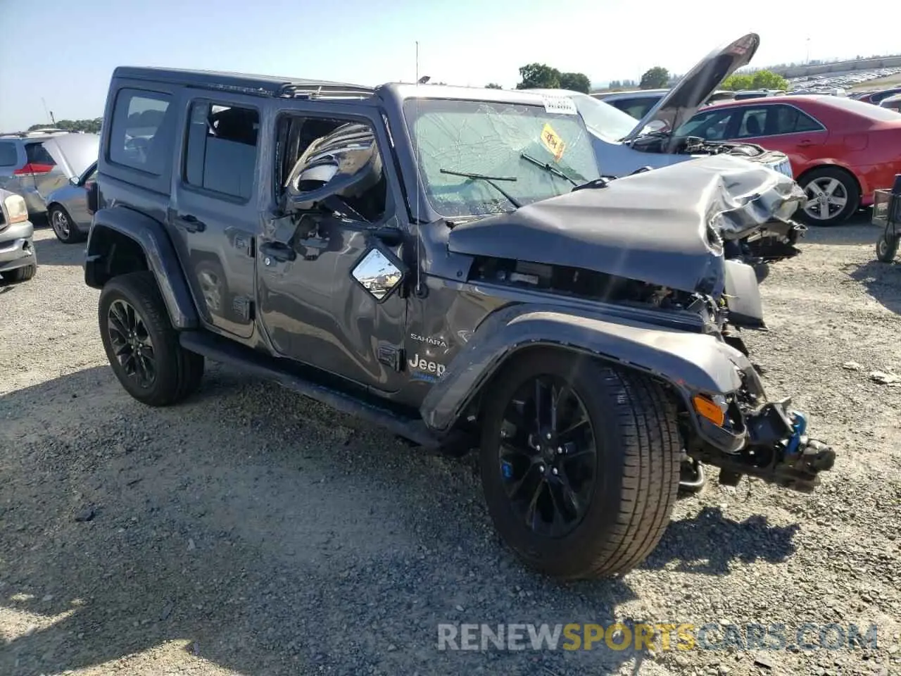 4 Photograph of a damaged car 1C4JJXP64NW213185 JEEP WRANGLER 2022