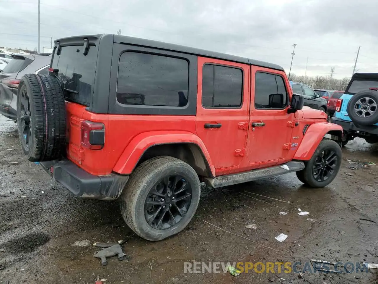 3 Photograph of a damaged car 1C4JJXP65NW216189 JEEP WRANGLER 2022