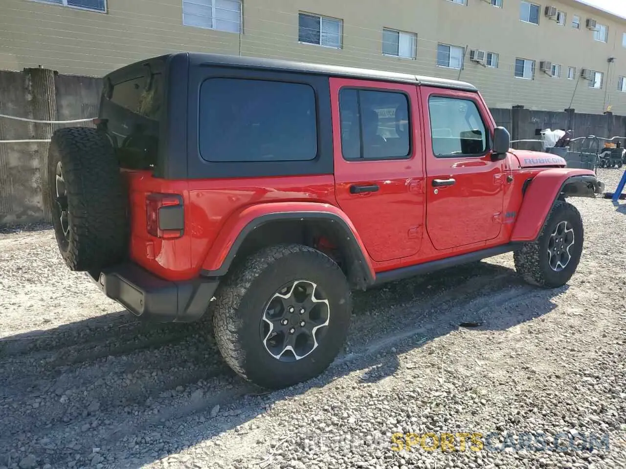 3 Photograph of a damaged car 1C4JJXR63NW187448 JEEP WRANGLER 2022
