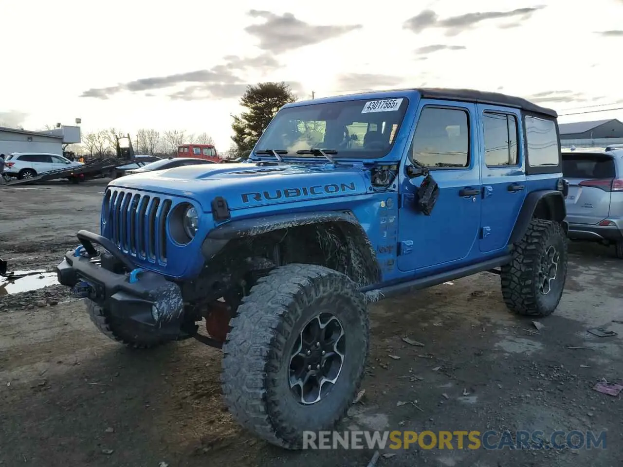 1 Photograph of a damaged car 1C4JJXR68NW190233 JEEP WRANGLER 2022