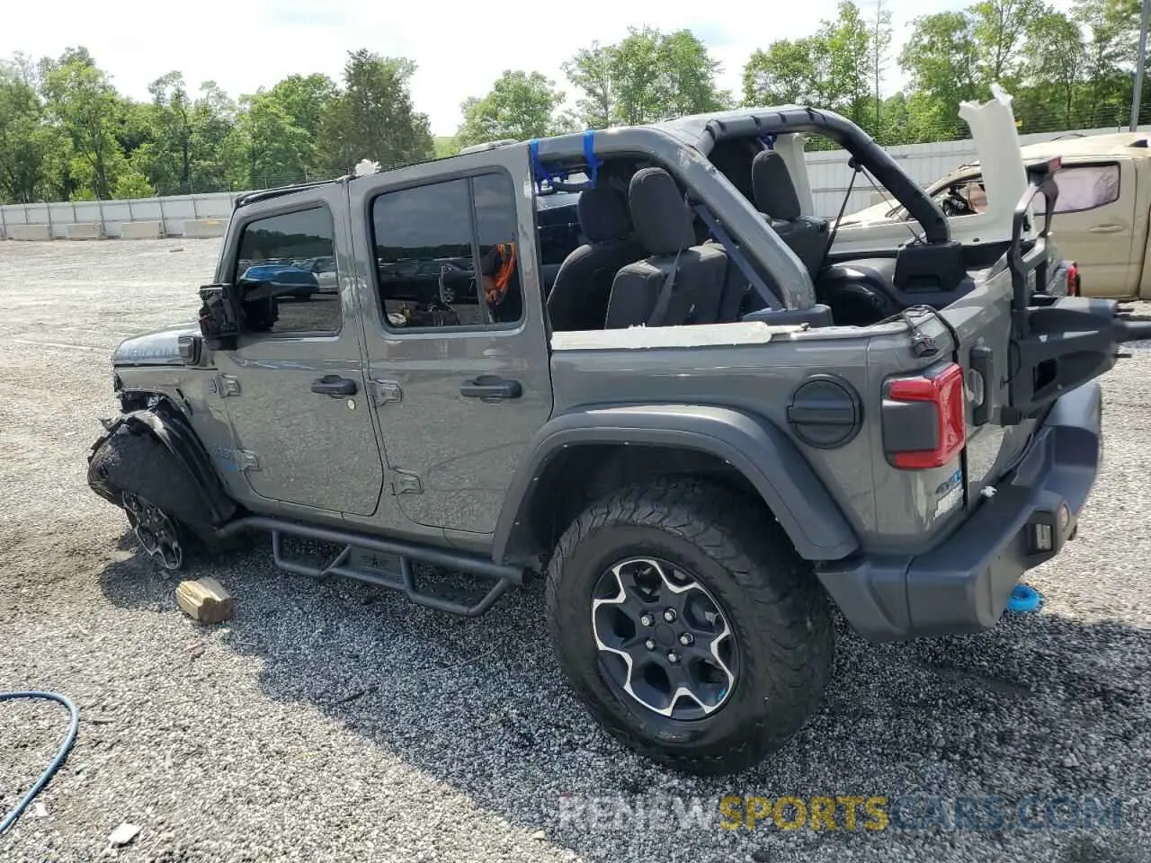 2 Photograph of a damaged car 1C4JJXR69NW206276 JEEP WRANGLER 2022