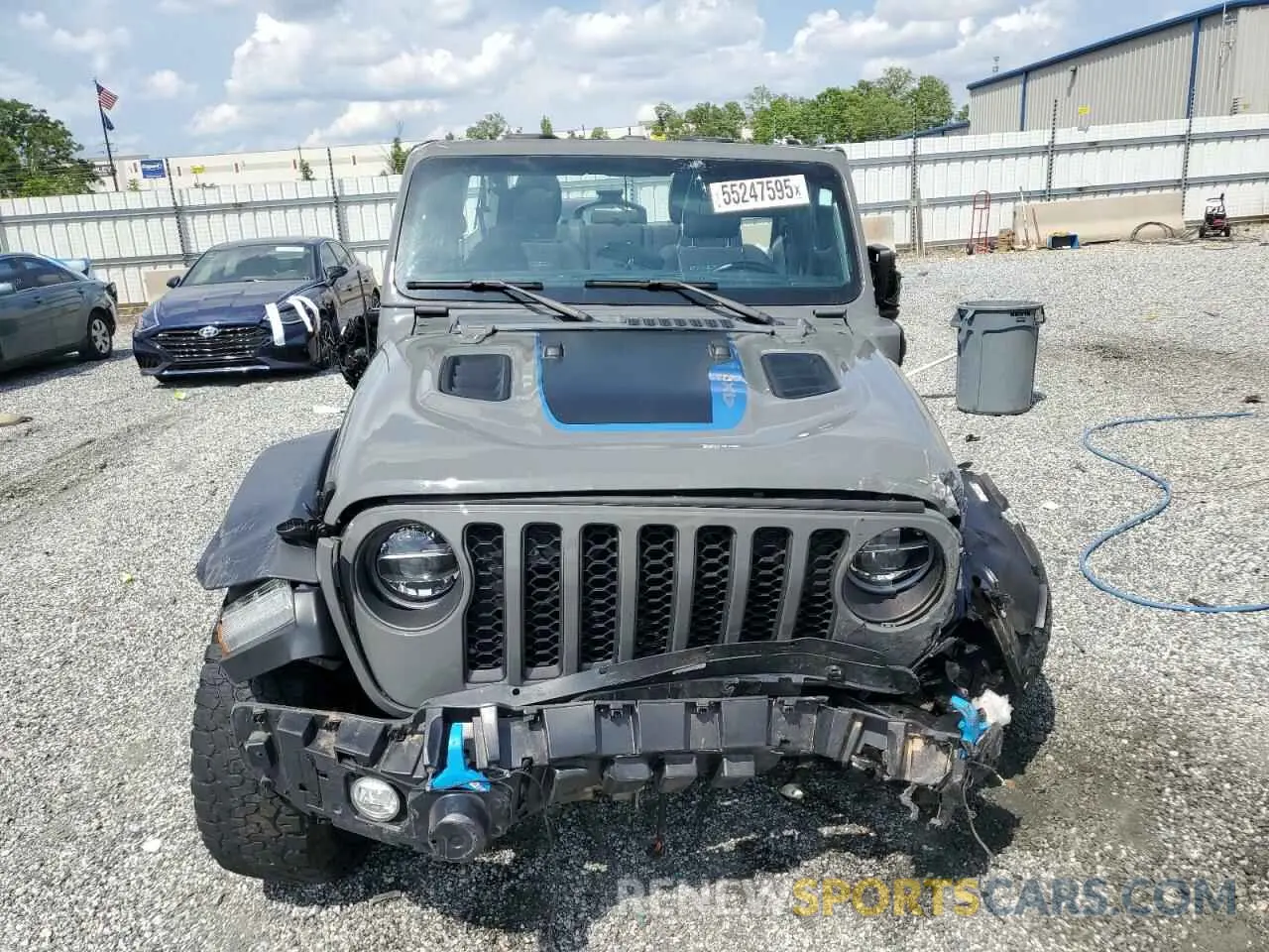 5 Photograph of a damaged car 1C4JJXR69NW206276 JEEP WRANGLER 2022