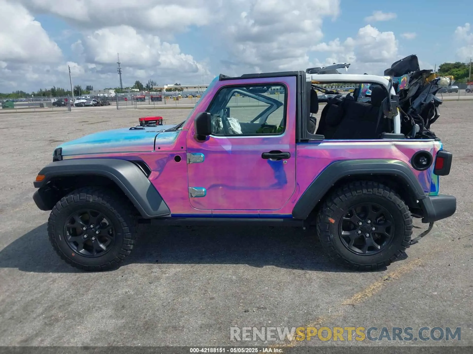 14 Photograph of a damaged car 1C4GJXAGXPW643009 JEEP WRANGLER 2023