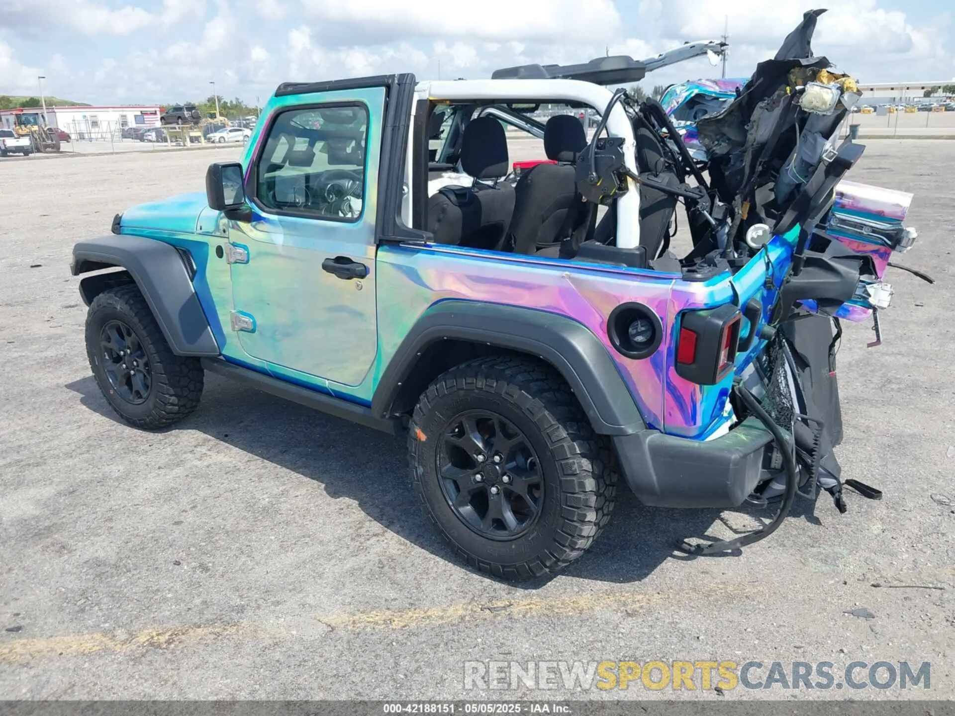 3 Photograph of a damaged car 1C4GJXAGXPW643009 JEEP WRANGLER 2023