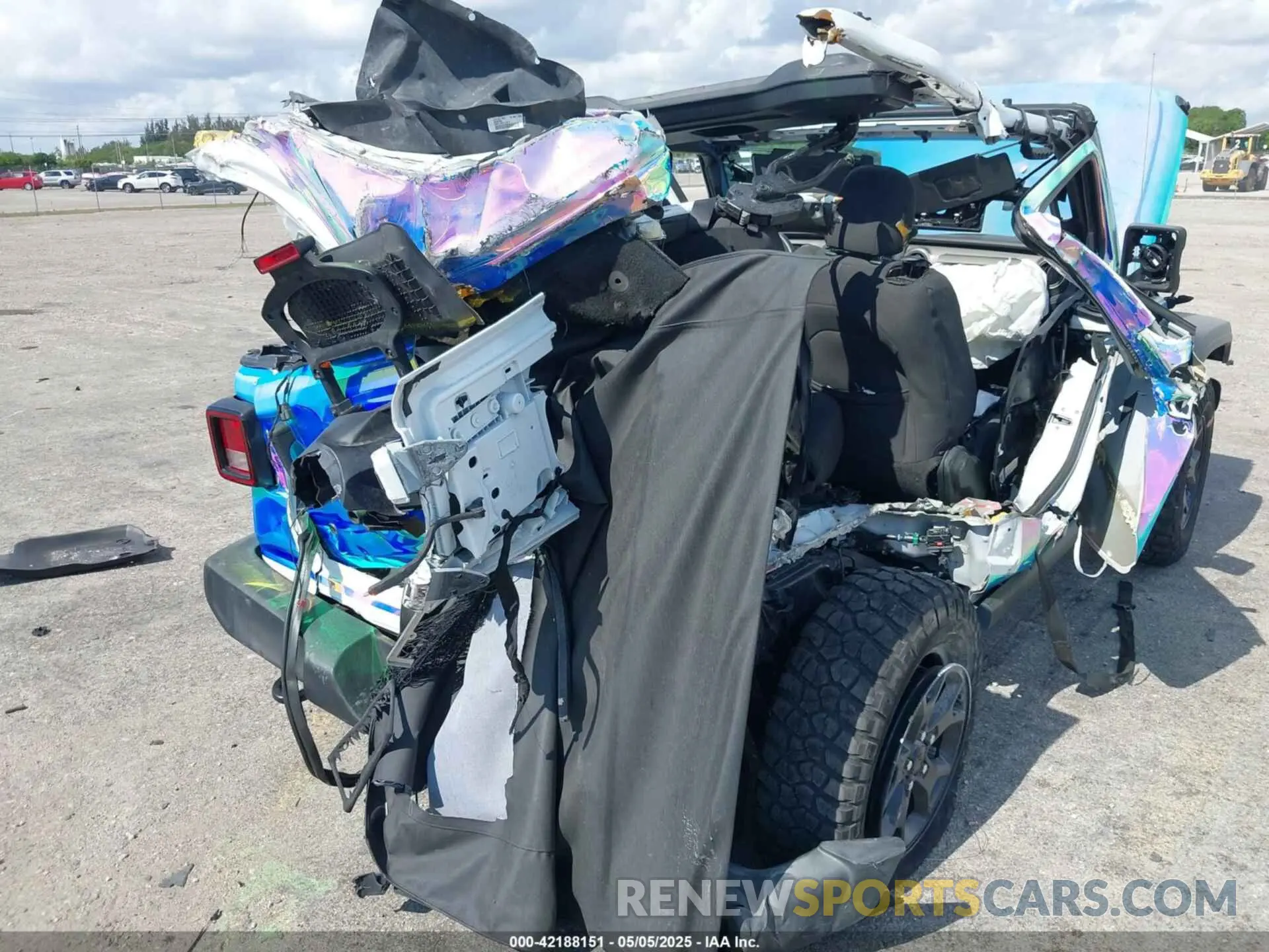 6 Photograph of a damaged car 1C4GJXAGXPW643009 JEEP WRANGLER 2023