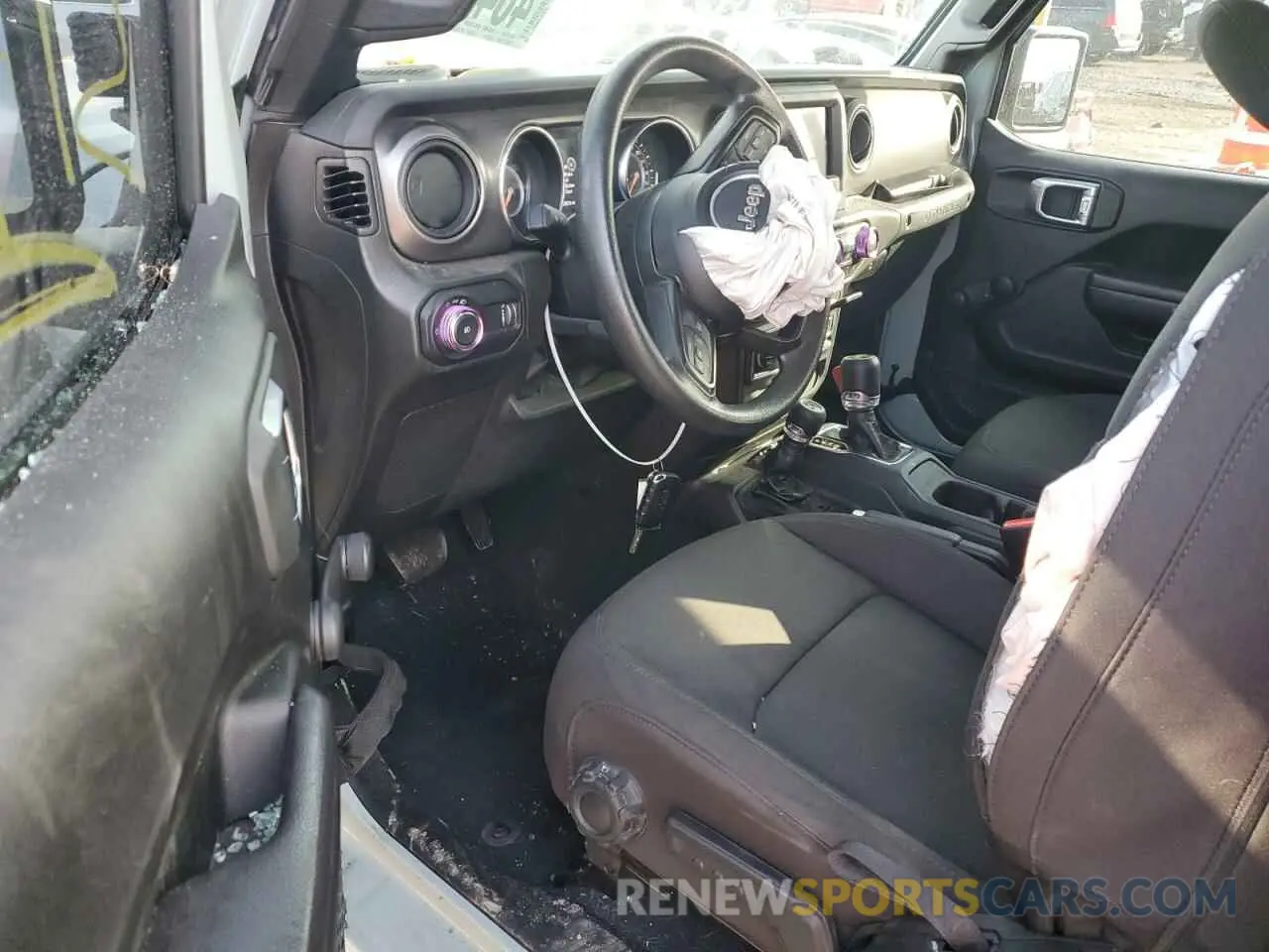 8 Photograph of a damaged car 1C4GJXAN1PW634889 JEEP WRANGLER 2023