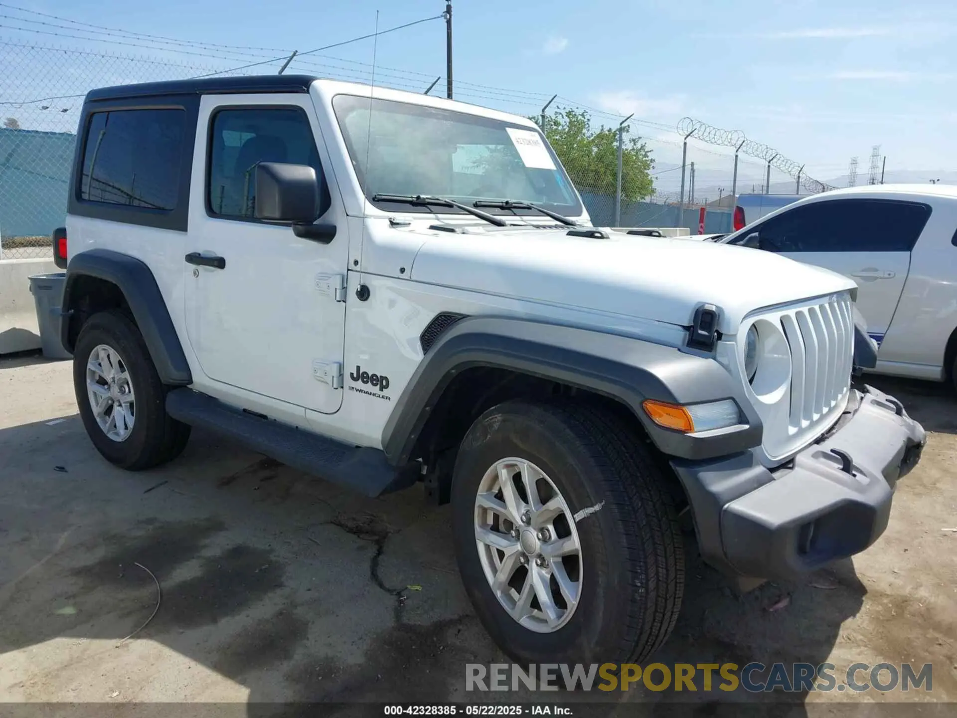 1 Photograph of a damaged car 1C4GJXAN4PW656756 JEEP WRANGLER 2023