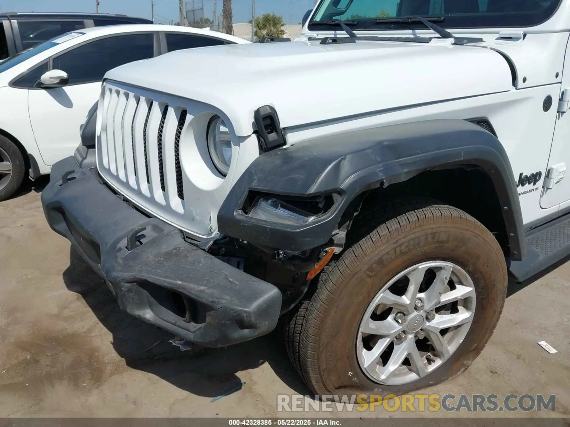 6 Photograph of a damaged car 1C4GJXAN4PW656756 JEEP WRANGLER 2023
