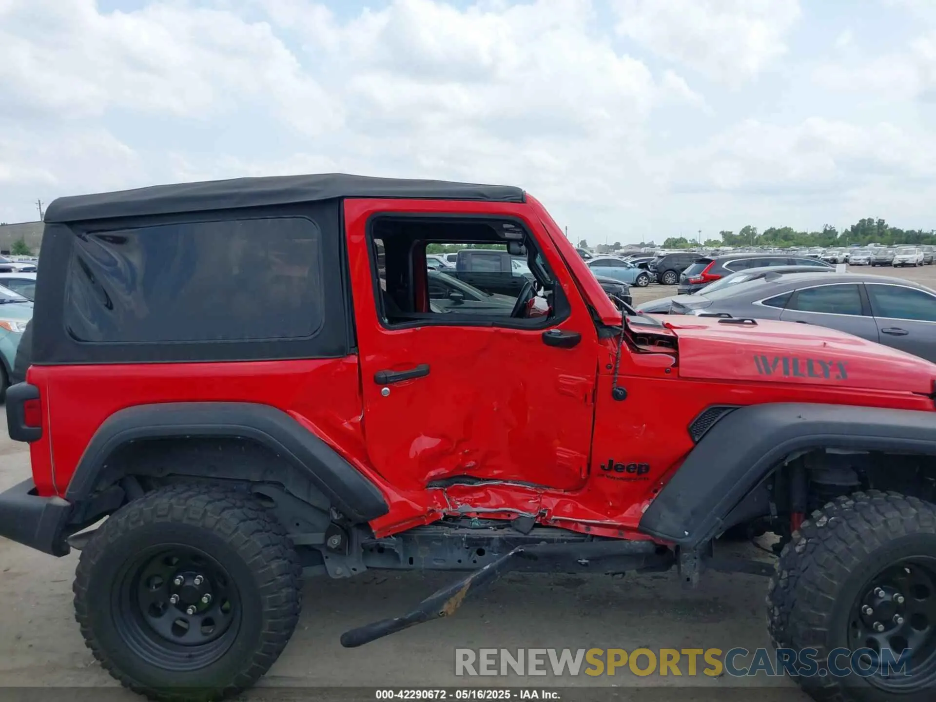 13 Photograph of a damaged car 1C4GJXANXPW664733 JEEP WRANGLER 2023