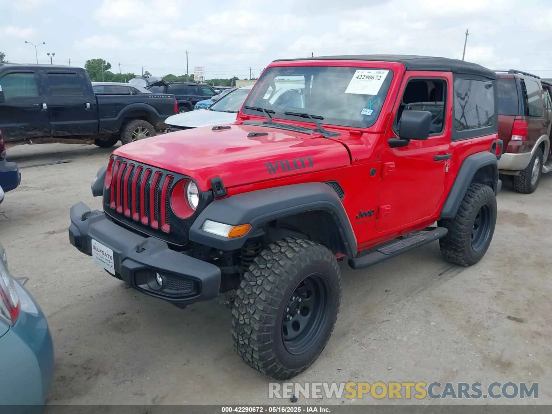 2 Photograph of a damaged car 1C4GJXANXPW664733 JEEP WRANGLER 2023